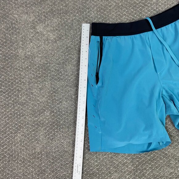 Ten Thousand Shorts Men's Medium Blue Interval Pocket Running Gym Athletic - Picture 13 of 15